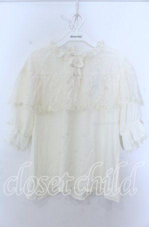 画像: axes femme kawaii / ブリーズブラウス Ｍ 生成り O-25-12-07-033-AX-TO-IG-ZT1212G