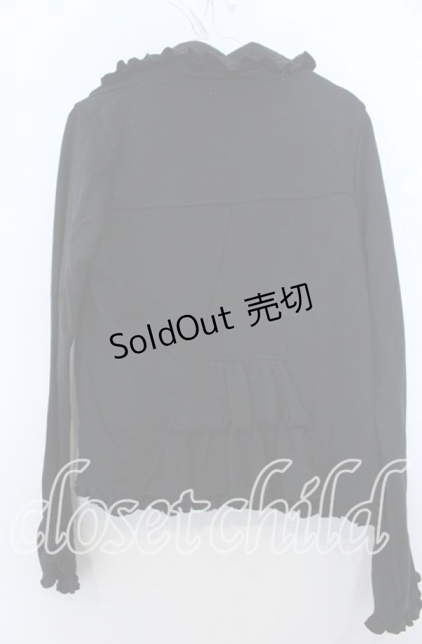 画像2: axes femme / カット素材ライダース Ｍ クロ O-25-12-07-034-AX-JA-IG-OS (2)