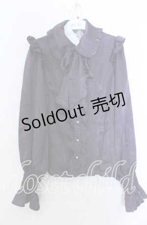 画像: axes femme kawaii / ヴィンテージサテンブラウス Ｍ パープル O-25-12-07-035-AX-BL-IG-OS