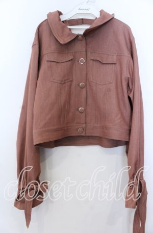 画像: axes femme POETIQUE / バックデザインデニムジャケット Ｍ オレンジ O-25-12-07-044-AX-JA-IG-OS