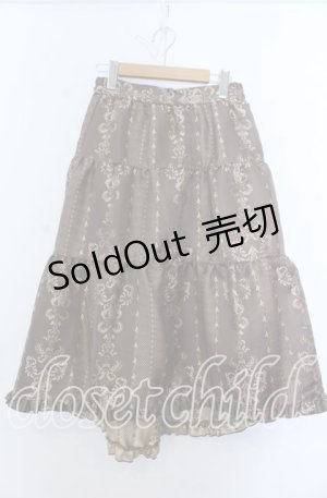 画像: axes femme / フィッシュテールJQスカート Ｍ ブラウン O-25-12-07-046-AX-SK-IG-OS