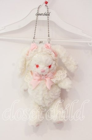 画像: BABY,THE STARS SHINE BRIGHT / もしもしうさぎちゃんの夢見る小部屋柄セットのうさくみゃポーチ  シロ×ピンク O-25-12-08-001-BA-BG-IG-OS