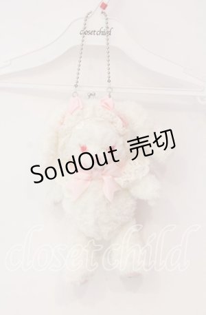画像: BABY,THE STARS SHINE BRIGHT / もしもしうさぎちゃんの夢見る小部屋柄セットのうさくみゃポーチ  シロ×ピンク O-25-12-08-001-BA-BG-IG-OS