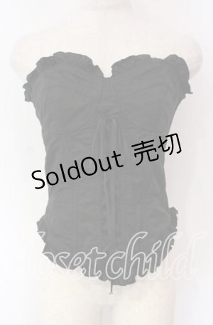 画像: BPN / オーバーバストコルセット Ｍ ブラック O-25-12-08-022-GO-TO-IG-OS