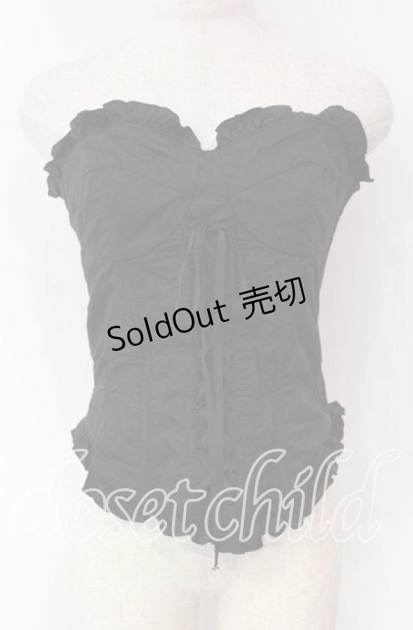 画像1: BPN / オーバーバストコルセット Ｍ ブラック O-25-12-08-022-GO-TO-IG-OS (1)