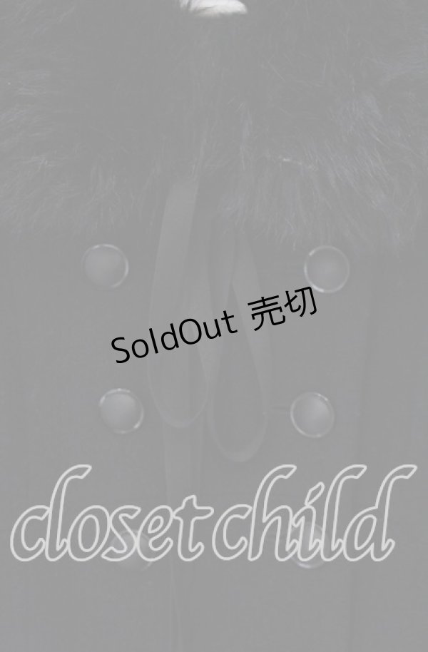 画像2: BPN / ファー付きロングコート Ｍ ブラック O-25-12-08-024-GO-CO-IG-OS (2)