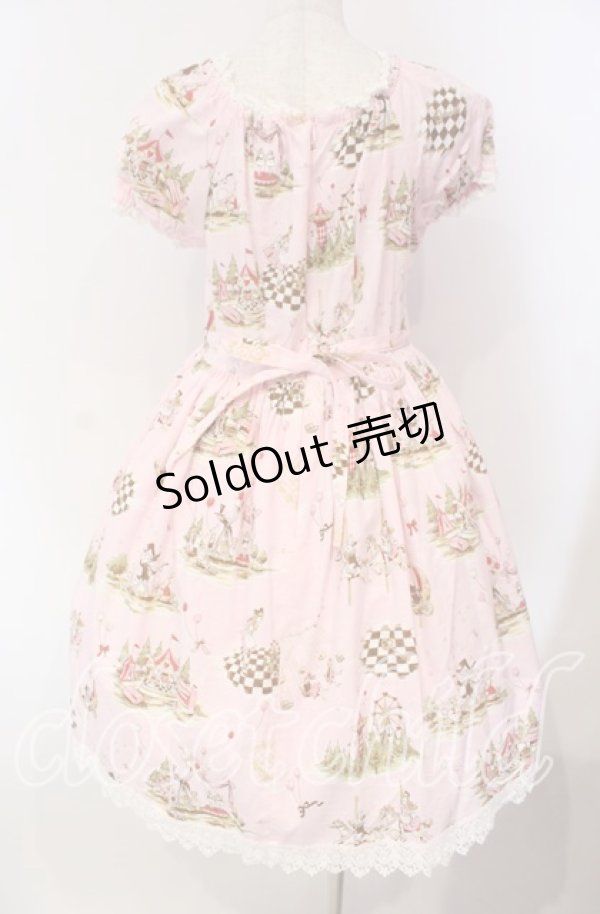 画像4: BABY,THE STARS SHINE BRIGHT / アリスinファンフェアワンピース  ピンク O-25-12-08-003-BA-OP-IG-OS (4)