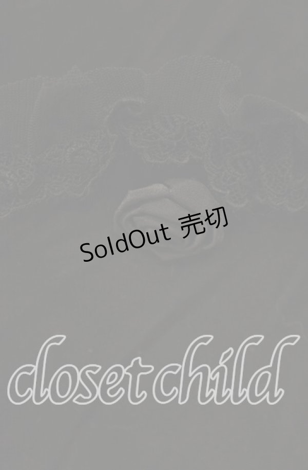 画像2: BPN / 巻き薔薇カットソー Ｍ ブラック O-25-12-08-029-GO-TO-IG-OS (2)