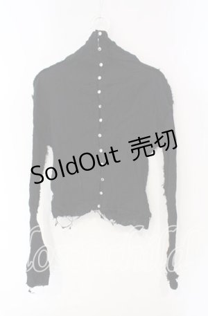 画像: alice auaa / 楊柳ブラウス  ブラック O-25-12-08-030-AA-TO-IG-OS