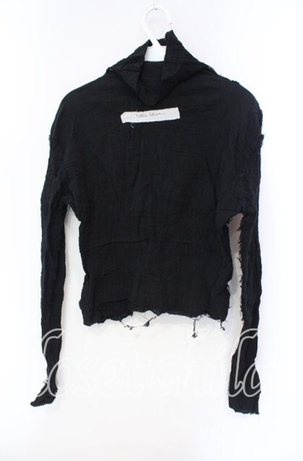 画像3: alice auaa / 楊柳ブラウス  ブラック O-25-12-08-030-AA-TO-IG-OS (3)