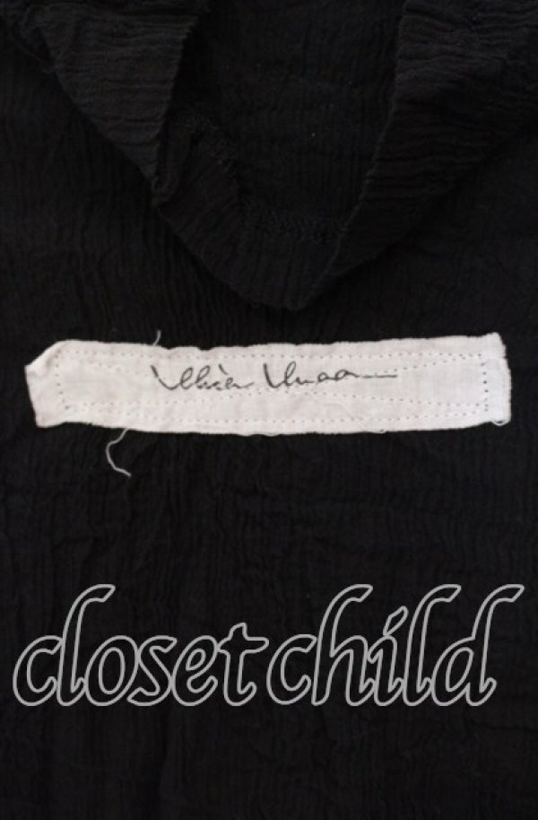 画像4: alice auaa / 楊柳ブラウス  ブラック O-25-12-08-030-AA-TO-IG-OS (4)