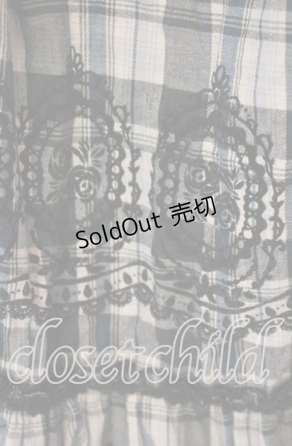 画像3: axes femme / ベスト&スカートドッキングセットアップ  クロ×グレーチェック O-25-12-08-031-AX-JA-IG-OS (3)