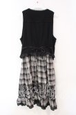 画像4: axes femme / ベスト&スカートドッキングセットアップ  クロ×グレーチェック O-25-12-08-031-AX-JA-IG-OS (4)