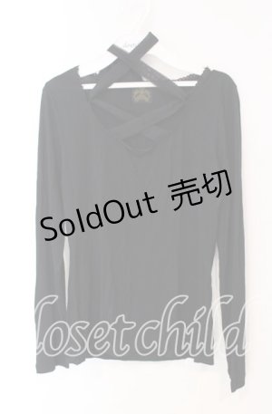 画像: MIHO MATSUDA / カットソー シエル  ブラック O-25-12-08-036-GO-TO-IG-OS