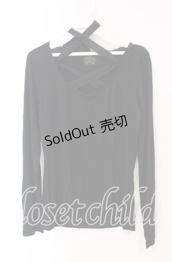 画像1: MIHO MATSUDA / カットソー シエル  ブラック O-25-12-08-036-GO-TO-IG-OS (1)