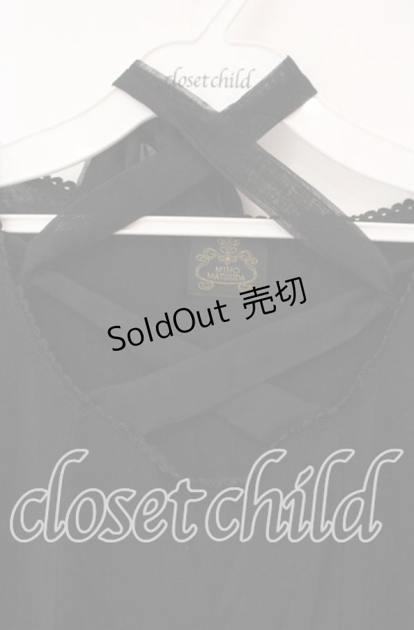 画像2: MIHO MATSUDA / カットソー シエル  ブラック O-25-12-08-036-GO-TO-IG-OS (2)