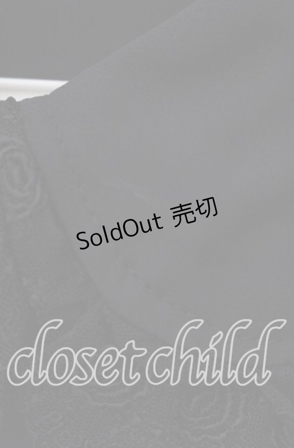 画像3: ATELIER PIERROT / 丸襟姫袖ブラウス  ブラック O-25-12-08-038-EL-BL-IG-OS (3)