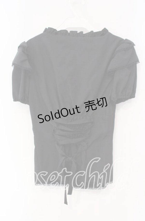 画像3: MIHO MATSUDA / ブラウス・メル  ブラック O-25-12-08-041-GO-BL-IG-OS (3)