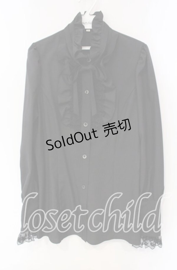 画像1: MIHO MATSUDA / ブラウス・ガーダ Ｍ ブラック O-25-12-08-042-GO-BL-IG-OS (1)