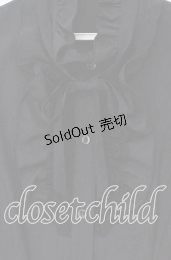 画像2: MIHO MATSUDA / ブラウス・ガーダ Ｍ ブラック O-25-12-08-042-GO-BL-IG-OS (2)