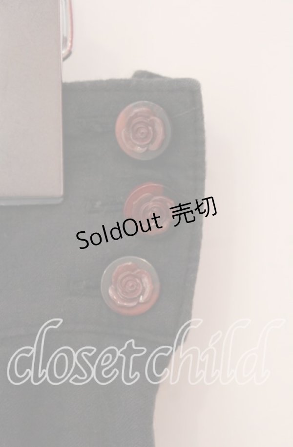 画像2: BPN / カットオフジャガードスカート Ｍ ブラック O-25-12-08-043-GO-SK-IG-OS (2)