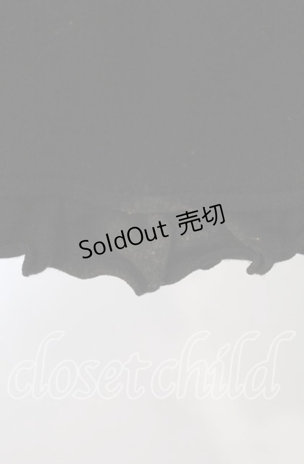 画像4: BPN / レースアップカットカーディガン Ｍ ブラック O-25-12-08-044-GO-TO-IG-OS (4)