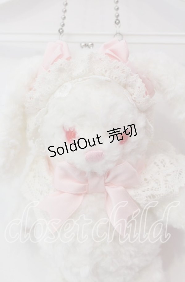 画像2: BABY,THE STARS SHINE BRIGHT / もしもしうさぎちゃんの夢見る小部屋柄セットのうさくみゃポーチ  シロ×ピンク O-25-12-08-001-BA-BG-IG-OS (2)