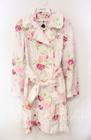 画像: JESUS DIAMANTE / フォックスファートレンチコート【フォックスファー欠品】 38 ぼかし薔薇 O-25-12-08-052-JE-CO-IG-OS