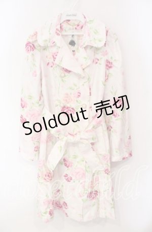 画像: JESUS DIAMANTE / フォックスファートレンチコート【フォックスファー欠品】 38 ぼかし薔薇 O-25-12-08-052-JE-CO-IG-OS