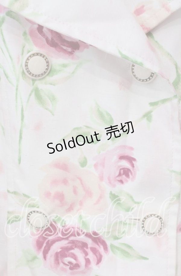 画像2: JESUS DIAMANTE / フォックスファートレンチコート【フォックスファー欠品】 38 ぼかし薔薇 O-25-12-08-052-JE-CO-IG-OS (2)