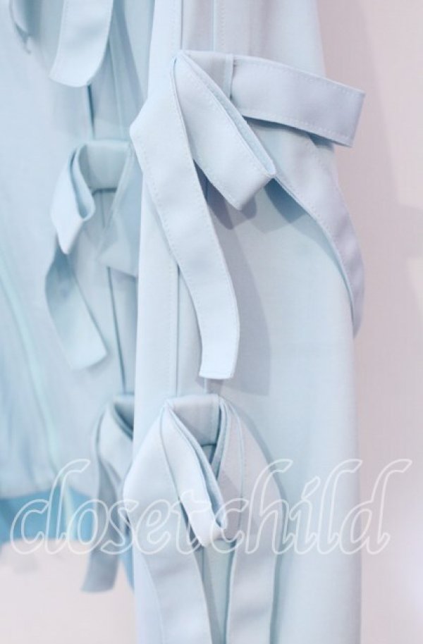 画像2: Candy Stripper / IMMATURE RIBBON BLOUSON  サックス O-25-12-08-059-PU-JA-IG-ZT515 (2)