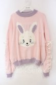画像1: Candy Stripper / SUGAR BUNNY KNIT  トップ  ピンク O-25-12-08-061-PU-TO-IG-OS (1)