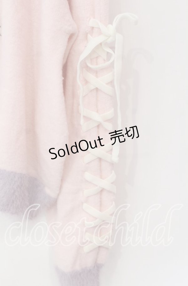 画像3: Candy Stripper / SUGAR BUNNY KNIT  トップ  ピンク O-25-12-08-061-PU-TO-IG-OS (3)