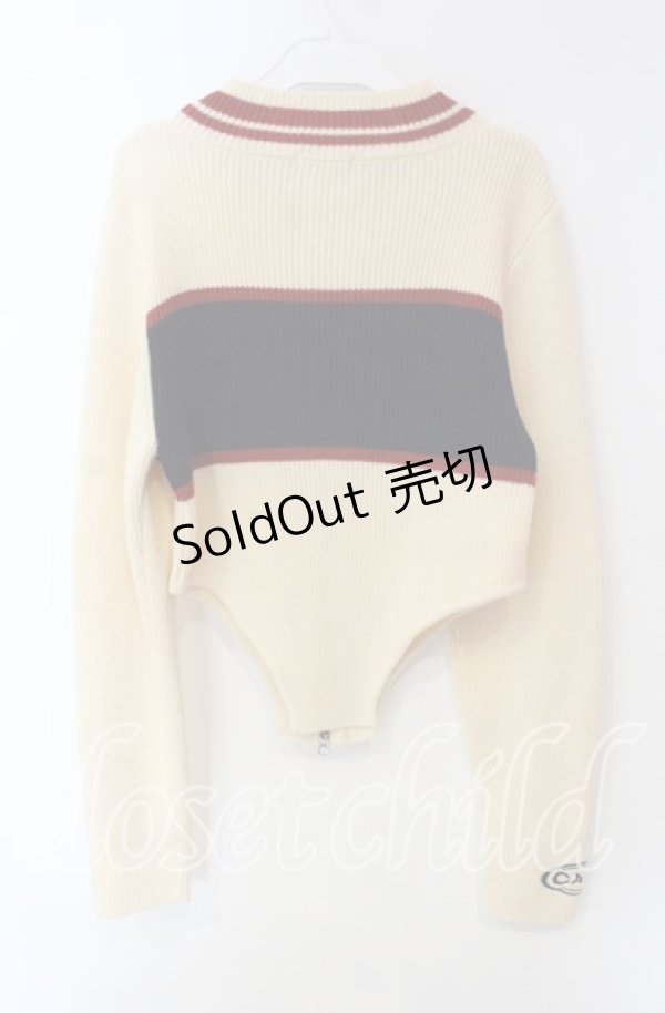 画像3: Candy Stripper / 95 KNIT BODYSUITS ボディースーツ  アイボリー O-25-12-08-062-PU-TO-IG-OS (3)