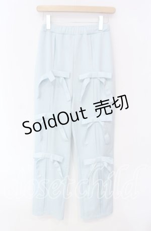 画像: Candy Stripper / IMMATURE RIBBON PANTS  サックス O-25-12-08-063-PU-PA-IG-ZT515