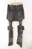 画像3: Candy Stripper / CHEEKY BELTED DENIM PANTS パンツ  ブラック O-25-12-08-067-PU-PA-IG-ZT515 (3)