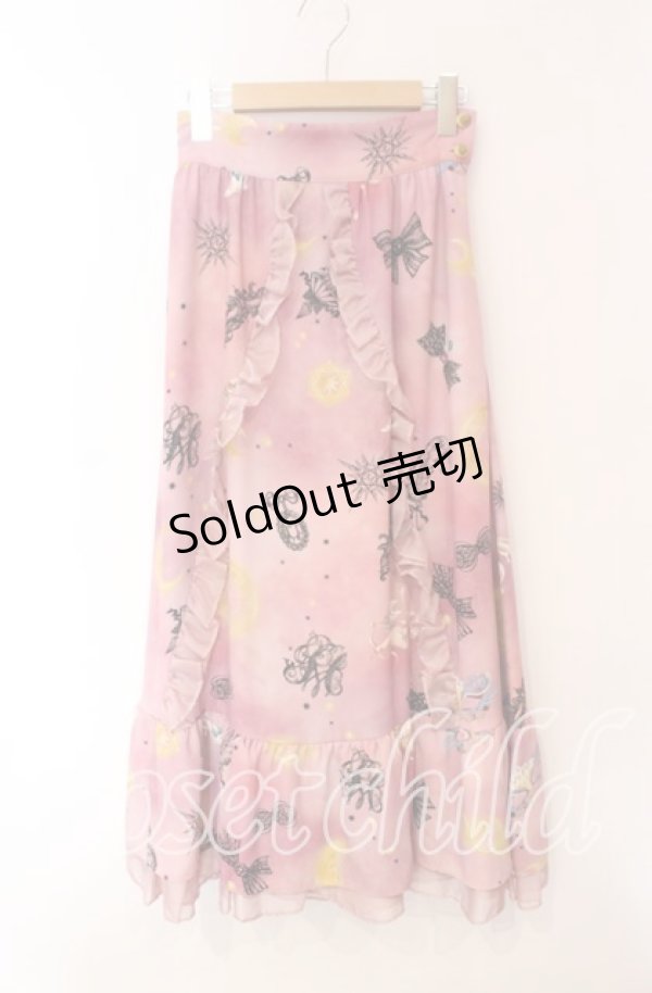 画像1: MILK / マスカレードヘブンスカート  プラムピンク O-25-12-08-072-ML-SK-OW-ZT476 (1)