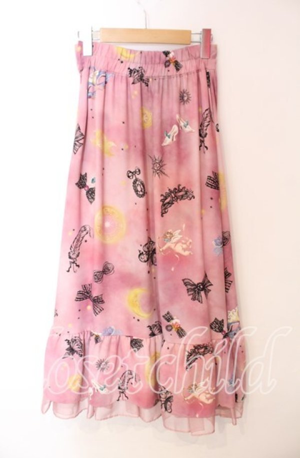 画像3: MILK / マスカレードヘブンスカート  プラムピンク O-25-12-08-072-ML-SK-OW-OS (3)