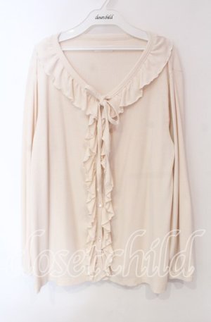 画像: m petit by misako / ルームカーディガン M アイボリー O-25-12-08-075-LO-TO-OW-OS