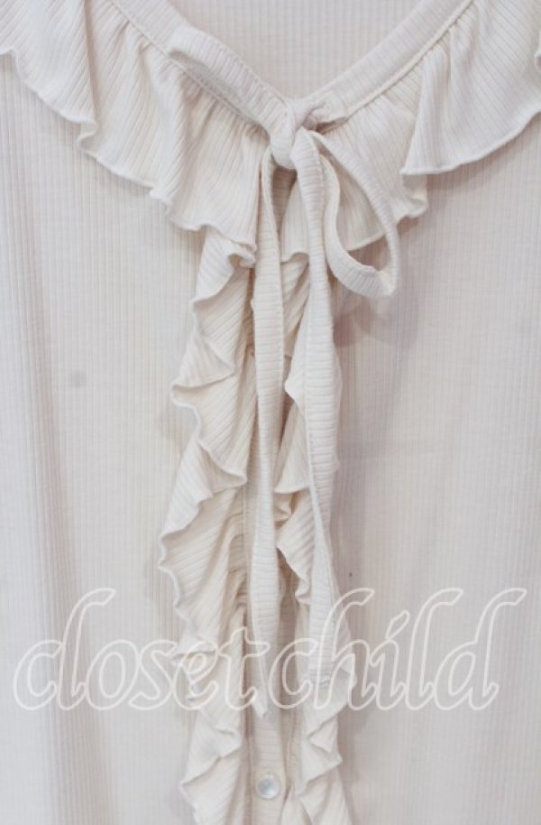 画像2: m petit by misako / ルームカーディガン M アイボリー O-25-12-08-075-LO-TO-OW-ZT524 (2)