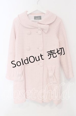 画像: MILK / ライメツイードコート  ピンク O-25-12-08-078-ML-CO-IG-OS