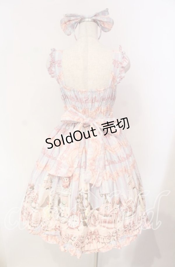 画像7: BABY,THE STARS SHINE BRIGHT / もしもしうさぎちゃんの夢見る小部屋柄ジャンパースカート  ラベンダー×サックス×ピンク O-25-12-08-006-BA-OP-IG-OS (7)