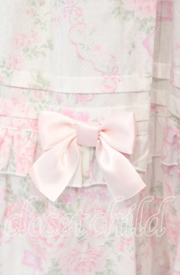 画像3: metamorphose / シャーロットロングティアードジャンパースカート 1 アイボリー O-25-12-08-012-ME-OP-OW-OS (3)