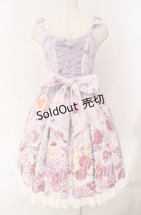 画像6: BABY,THE STARS SHINE BRIGHT / スローモーションブーケ〜あの日の私の想い〜柄ジャンパースカートII  ラベンダー O-25-12-08-013-BA-OP-OW-OS (6)