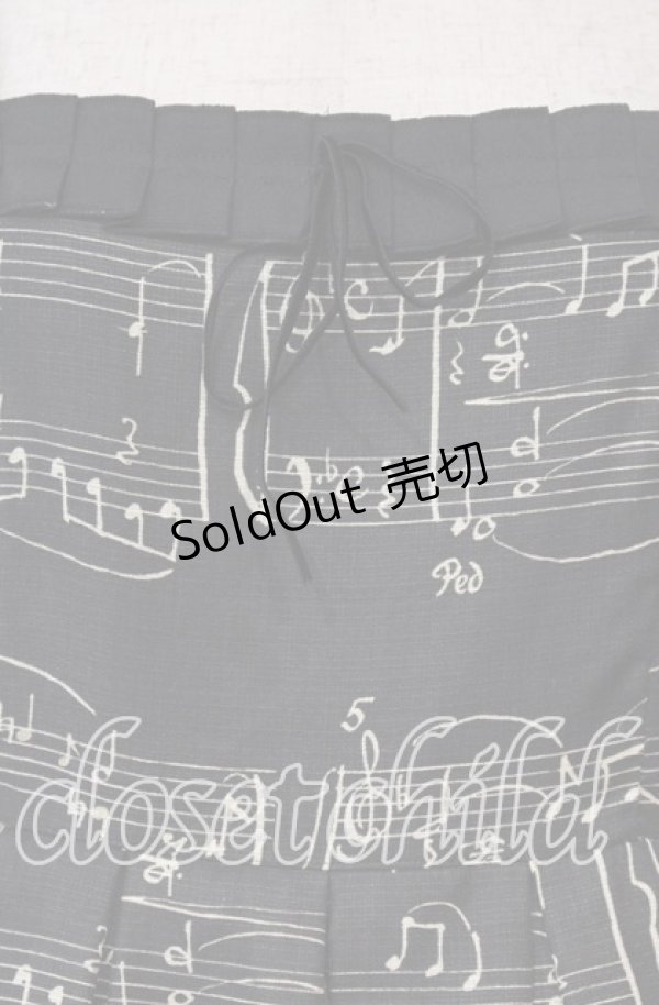 画像2: Leur Getter / Vintage Musical Noteキャミワンピース  クロ O-25-12-08-015-LU-OP-IG-OS (2)