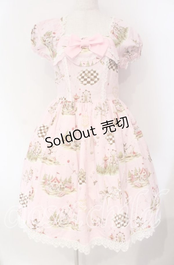画像1: BABY,THE STARS SHINE BRIGHT / アリスinファンフェアワンピース  ピンク O-25-12-08-003-BA-OP-IG-OS (1)