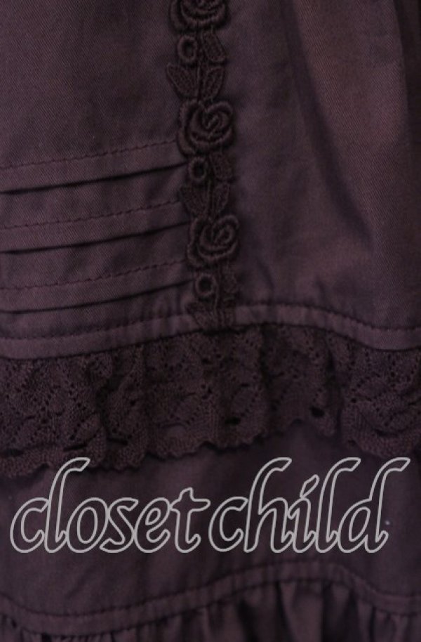 画像3: ALICE and the PIRATES / ロザリーコルセットプリンセススカート  えんじ×クロ O-25-12-08-019-PA-SK-IG-OS (3)