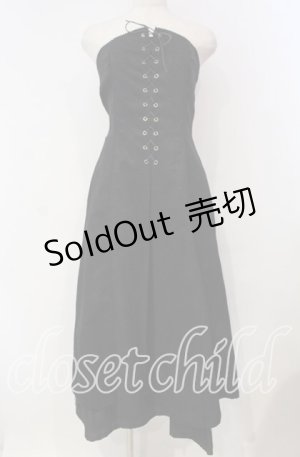 画像: MIHO MATSUDA / パイソン柄ベアワンピース  ブラック O-25-12-08-020-GO-OP-IG-OS