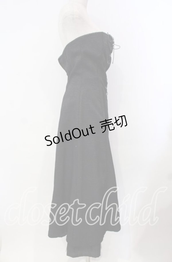 画像3: MIHO MATSUDA / パイソン柄ベアワンピース  ブラック O-25-12-08-020-GO-OP-IG-OS (3)