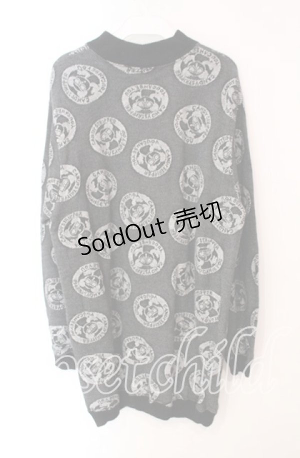 画像3: Candy Stripper / YOU CAN BE YOU PEPE SWEAT ONE-PIECE  ブラック O-25-12-09-029-PU-OP-OW-OS (3)